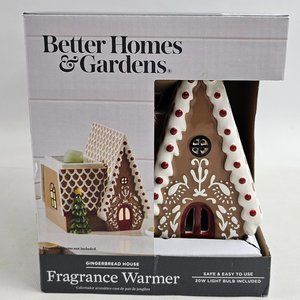Better Homes and Gardens Gingerbread House Fragrance Warmer Christmas NEW